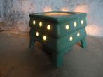 Art Deco elektrisch turquoise thee/koffies stoof met lamp, Ophalen of Verzenden