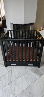 TWF Box Lieke zwart inclusief boxlade 3 boxkleden, Kinderen en Baby's, Boxen, Ophalen, Gebruikt, Rechthoekig, Lade