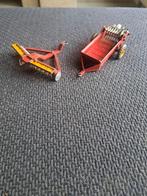 Dinky toys landbouwmachines 2x kp411, Gebruikt, England, Tractor of Landbouw, Ophalen of Verzenden