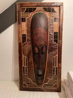 Afrikaans Wandkunst Masker - 60x120cm, Ophalen