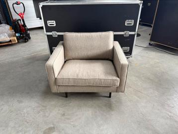 Rodeo Fauteuil van Be Pure Home (Woood) kleur zand beschikbaar voor biedingen