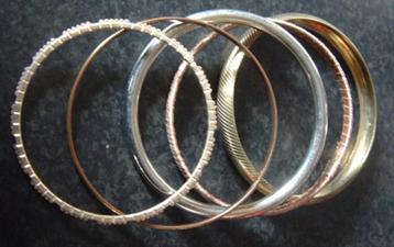 Armbanden Metaal/ Aluminium 5 stuks beschikbaar voor biedingen