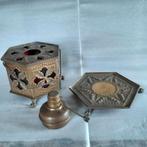 koperen theelichtje van Friesche Koper kunst Sneek + plateau, Antiek en Kunst, Ophalen, Koper