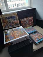 5 puzzels 1000 stukjes 1 puzzel mist een stukje, Ophalen, 500 t/m 1500 stukjes, Zo goed als nieuw
