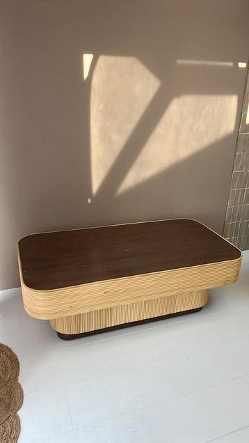 Rotan salontafel  beschikbaar voor biedingen