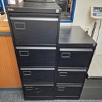 2 archiefkasten, staal, zwart, Ophalen, Zo goed als nieuw, 25 tot 50 cm, Minder dan 100 cm