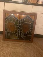 Glas en lood van het oude Sint Anonius  paduakerk den bosch, Huis en Inrichting, Ophalen, 50 tot 75 cm, Zo goed als nieuw, 75 tot 100 cm