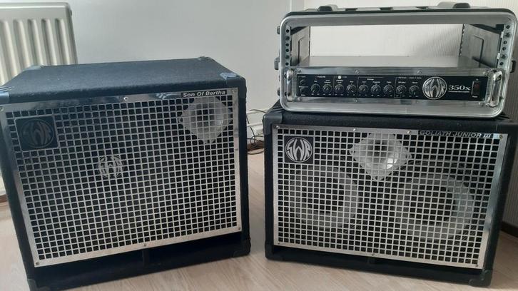 SWR complete set, Muziek en Instrumenten, Versterkers | Bas en Gitaar, Zo goed als nieuw, 100 watt of meer, Ophalen