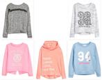 5 H&M meisjes sweaters trui roos blauw grijs oranje 158-164, Meisje, Trui of Vest, H&M, Nieuw