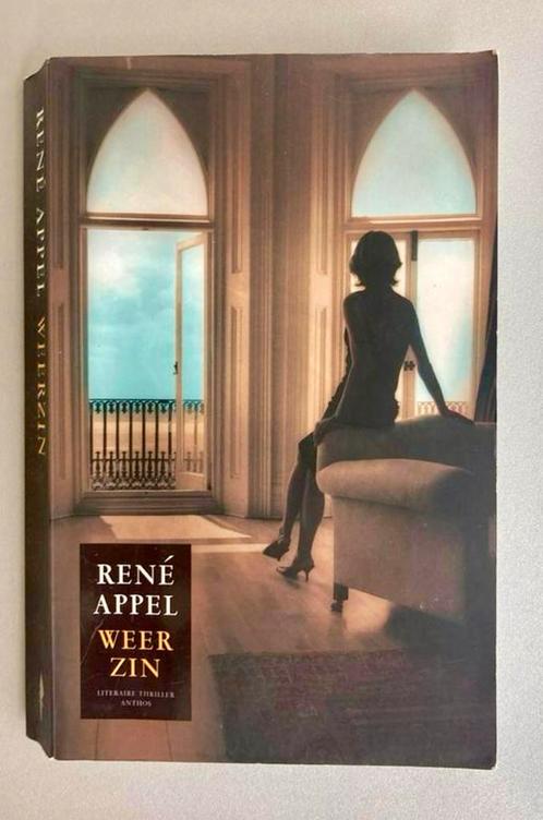 Rene Appel boek thriller titel Weerzin, Boeken, Thrillers, Gelezen, Nederland, Ophalen of Verzenden