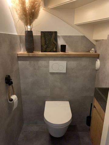 Eiken badkamer- wc- wand plank 4 cm dik 20 cm breed beschikbaar voor biedingen