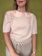Vintage blouse/ top, maat 38/40, zalm kleurig - 90's, Maat 38/40 (M), ,, Ophalen of Verzenden, Vintage