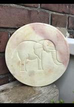 Stenen onderzetter, pannenonderzetter v soapstone, Afrikaans, Antiek en Kunst, Ophalen of Verzenden