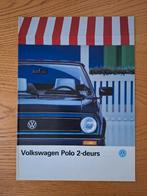 folder Volkswagen Polo 2 deurs Derby augustus 1988 12 blz, Gelezen, Volkswagen, Ophalen of Verzenden, Volkswagen