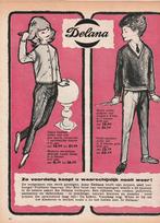 Retro reclame 1960 Delana kindermode vesten en pullovers, Verzenden, Overige typen