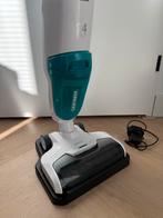 Leifheit - Draadloze vloerreiniger 2in1 stofzuiger en dweil, Ophalen, Zo goed als nieuw, Waterstofzuiger, Minder dan 1200 watt