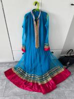 punjabi jurk, Kleding | Dames, Overige typen, Blauw, Ophalen of Verzenden, Zo goed als nieuw
