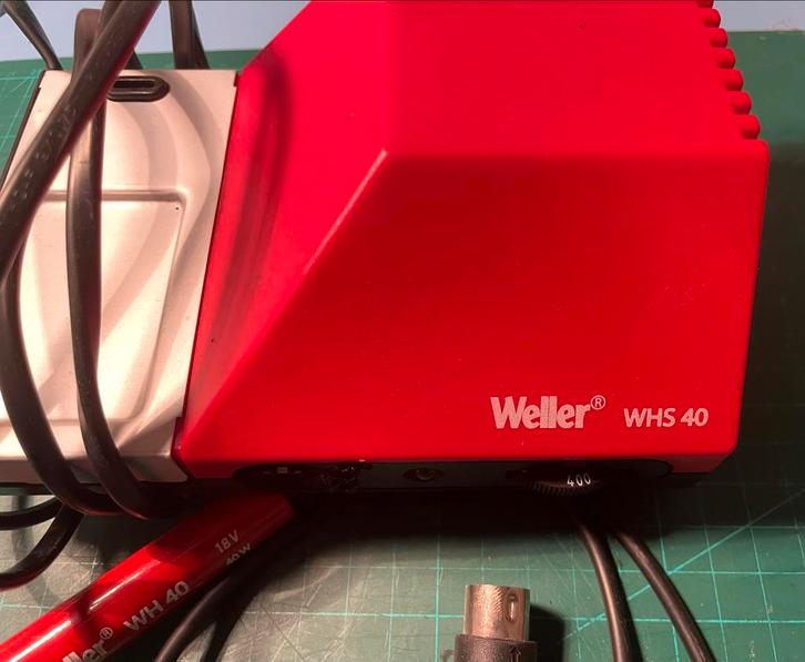 WELLER WHS 40 SOLDERING STATION 40W/230V, Hobby en Vrije tijd, Elektronica-componenten, Gebruikt, Ophalen of Verzenden