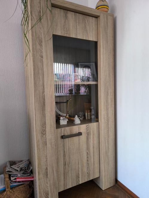 TV-meubel, vitrinekast bijpassend tafel. Bieden vanaf €250,-, Huis en Inrichting, Kasten | Vitrinekasten, Zo goed als nieuw, 150 tot 200 cm