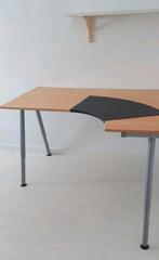 Bureau ikea galant 160x 80 hoogte verstelbaar, Ophalen, In hoogte verstelbaar, Zo goed als nieuw, Bureau