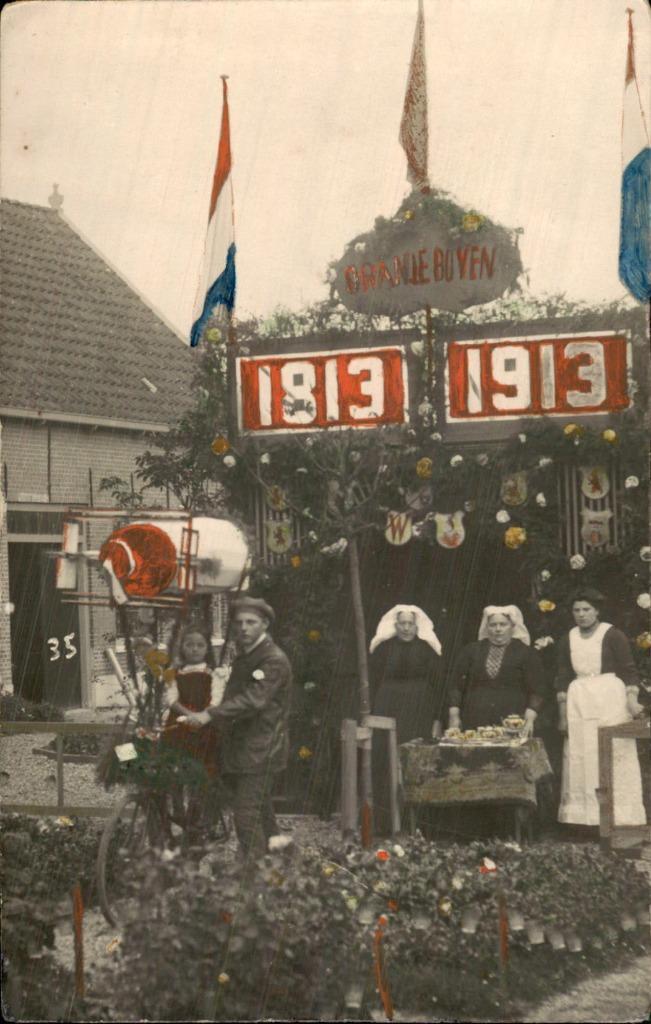 Bleiswijk - FOtokaart - Oranje Boven, Verzamelen, Ansichtkaarten | Nederland, Ongelopen, Zuid-Holland, Voor 1920, Ophalen of Verzenden