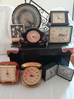 Vintage klok en wekkertjes totaal 8 stuks., Antiek en Kunst, Antiek | Klokken, Ophalen of Verzenden