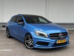 Mercedes A-klasse 180 AMG Aut|Pano|Leder|South Sea Blue|Crui, Auto's, Gebruikt, 4 cilinders, Traction-control, Blauw