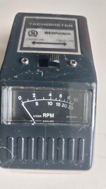 Werkende Shinwa analoge tachometer, made in Japan beschikbaar voor biedingen
