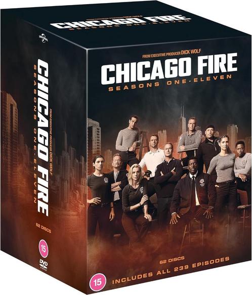 Chicago Fire Complete series 1-12 DVD serie, Cd's en Dvd's, Dvd's | Tv en Series, Nieuw in verpakking, Boxset, Vanaf 12 jaar, Ophalen