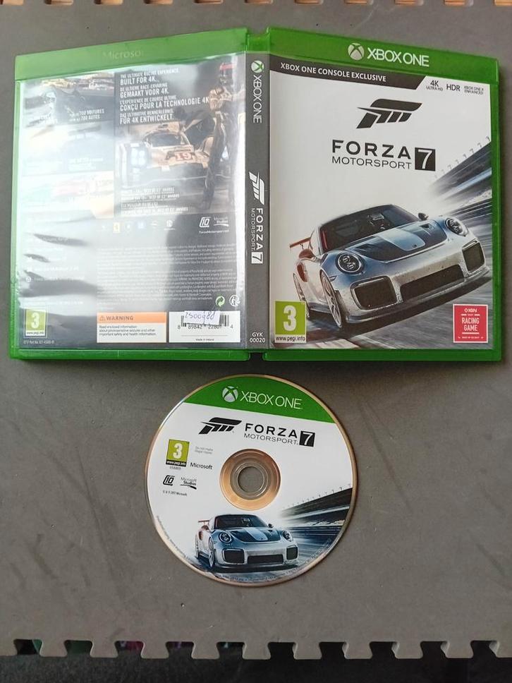 Xbox One Soel Forza motorsport 7, Spelcomputers en Games, Games | Xbox One, Gebruikt, Racen en Vliegen, 1 speler, Vanaf 3 jaar