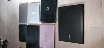te koop 7 laptops werkend en defect. beschikbaar voor biedingen