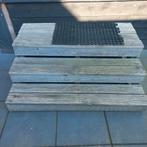 Opstapje voor caravans, Tuin en Terras, Terrasdelen en Vlonders, Ophalen, Gebruikt, Hout