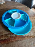 Tupperware Preludio snackschaal, hapjesschaal, serveerschaal, Huis en Inrichting, Keuken | Tupperware, Ophalen, Blauw, Schaal
