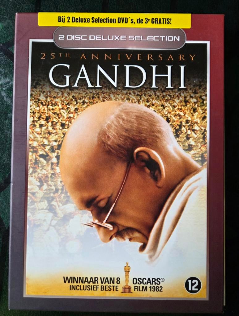 Gandhi  ( Ben Kingsley), Ophalen of Verzenden, 1980 tot heden, Zo goed als nieuw