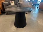 Organisch gevormde salontafel zwart 70x60x47 cm, Ophalen, Rj, Zo goed als nieuw, Minder dan 50 cm