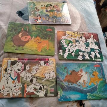 5 Nieuwe Disney puzzles 100 stukjes  beschikbaar voor biedingen