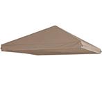Paviljoen dak 3x3 meter Yasumi taupe, Tuin en Terras, Partytenten, Minder dan 4 meter, Nieuw, Paviljoen, Minder dan 5 meter