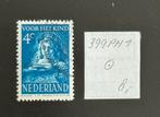 NVPH 399 met Mast Plaatfout 399PM1, Ophalen of Verzenden, T/m 1940, Gestempeld