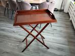 Mooie kersenhouten butler tray, Huis en Inrichting, Tafels | Sidetables, Ophalen, Zo goed als nieuw, 25 tot 50 cm, Rechthoekig