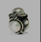 Trollbeads "Drievoudige parel", Ophalen of Verzenden, Zo goed als nieuw, Zilver, Trollbeads