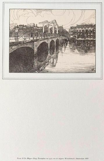 Magere Brug Amsterdam - Wenckebach 1970 beschikbaar voor biedingen