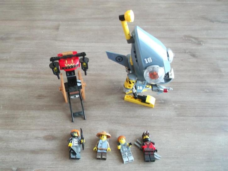 lego tlm ninjago 70629 piranha attack (2018), Kinderen en Baby's, Speelgoed | Duplo en Lego, Gebruikt, Lego, Complete set, Ophalen of Verzenden