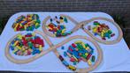 Houten treinbaan Ikea & houten blokken, Kinderen en Baby's, Speelgoed | Houten speelgoed, Ophalen, Gebruikt, Overige typen