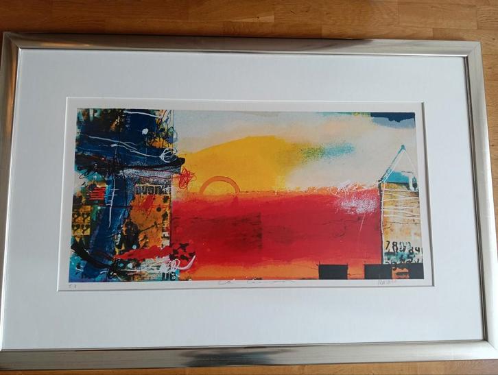 THEO KOSTER orginele zeefdruk!, Antiek en Kunst, Kunst | Litho's en Zeefdrukken, Ophalen of Verzenden