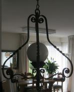 Antieke smeedwerk lamp, Ophalen of Verzenden