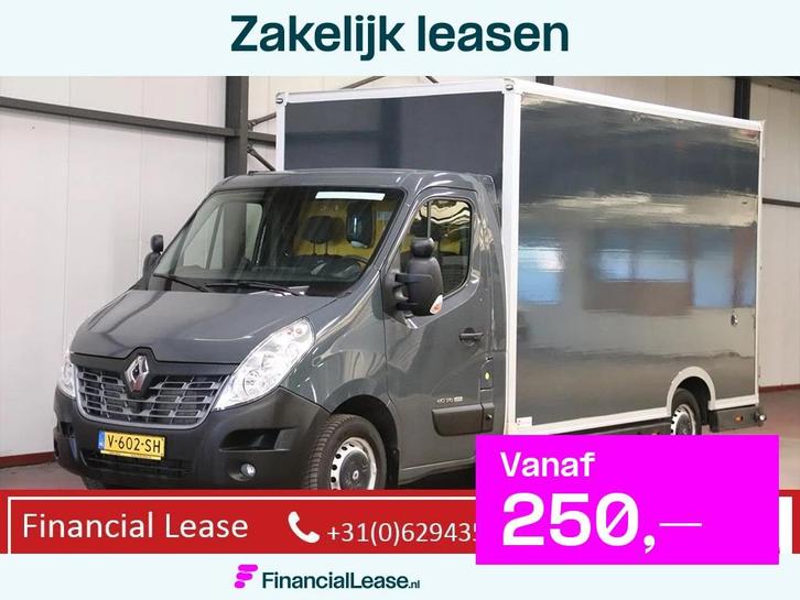 Renault Master 170PK AUTOMAAT PAARDENWAGEN LOWLINER VERKOOPW, Auto's, Bestelauto's, Bedrijf, Lease, Financial lease, ABS, Achteruitrijcamera