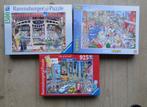 Puzzels – 3 puzzels met wisselend aantal stukjes., Verzenden, 500 t/m 1500 stukjes, Nieuw, Legpuzzel