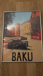 Formule 1 poster baku, Antiek en Kunst, Kunst | Litho's en Zeefdrukken, Ophalen