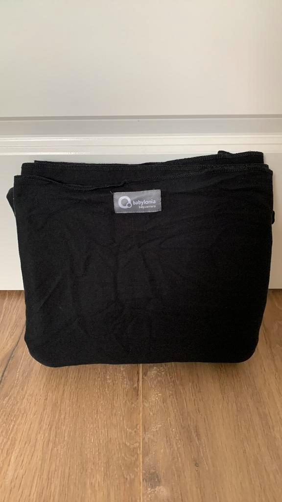 Babylonia Tricot-Slen Organic Black Draagdoek, Kinderen en Baby's, Babydragers en Draagdoeken, Zo goed als nieuw, Draagdoek, Ophalen of Verzenden