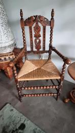 Antieke Stoel met Touwzitting, Antiek en Kunst, Ophalen